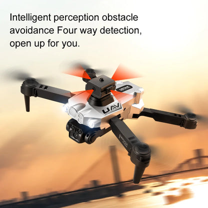 A AQUIN XCJ New LU200 Drone 4K Professional Camera 8K GPS HD Aerial Photography Dual-Camera Omnidirectional Obstacle Avoidance Quadrotor , Auto Return Intelligent Obstacle Avoidance One-Touch Take-Off And Landing Beauty